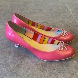 New coral dress shoes